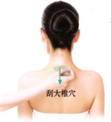 高血压刮痧部位图解