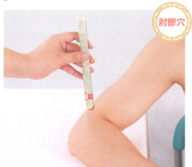肘关节痛艾灸哪个部位图解