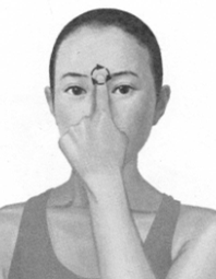 鼻炎按摩部位图解