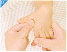 小儿扁桃体炎按摩部位图解