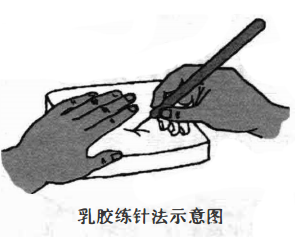 钩针指力和手法的练习