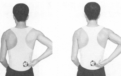 腰痛按摩部位图解