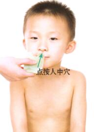 小儿惊风刮痧部位图解