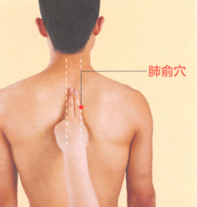 哮喘艾灸哪个部位图解