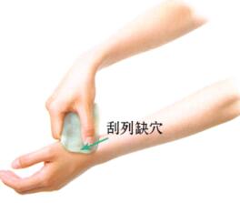 咳嗽刮痧部位图解