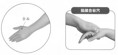 牙痛按摩部位图解