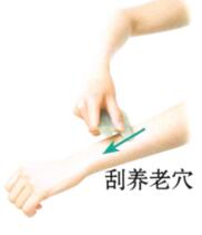 心和小肠保健刮痧部位图解