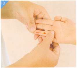 小儿麻疹按摩部位图解