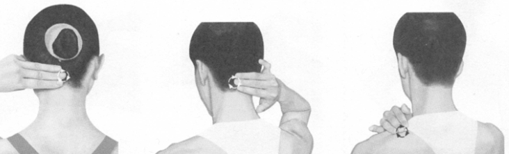 颈背痛按摩部位图解