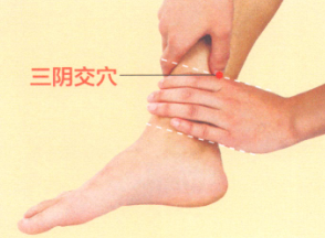 白带异常艾灸哪个部位图解