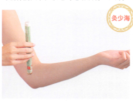 肘关节痛艾灸哪个部位图解