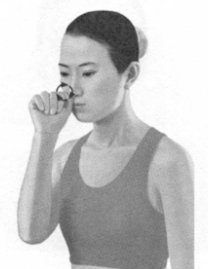 鼻炎按摩部位图解