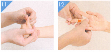 小儿鹅口疮按摩部位图解