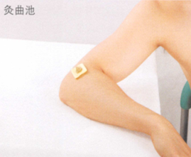 网球肘艾灸哪个部位图解