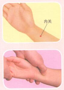 恶心-呕吐按摩部位图解