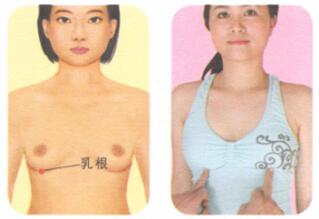 乳腺增生按摩部位图解