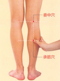 腰痛艾灸哪个部位图解