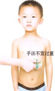 小儿腹泻刮痧部位图解