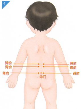 小儿佝偻病按摩部位图解