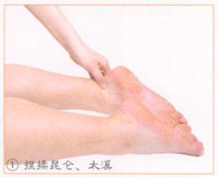 小腿抽筋按摩部位图解