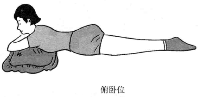 梅花针叩刺治疗时患者的体位