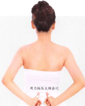 慢性肠炎按摩部位图解