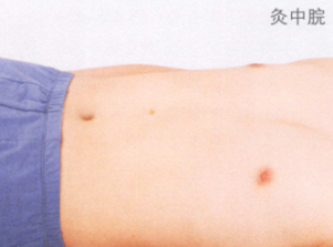 胃痛艾灸哪个部位图解