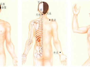 头痛刮痧部位图解