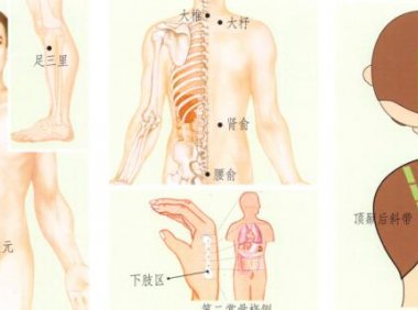 风湿性关节炎刮痧部位图解