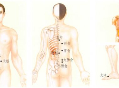 腹胀刮痧部位图解