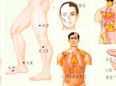 高血压刮痧部位图解